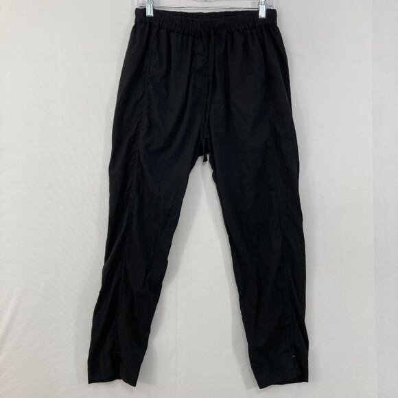 XiRENA Medium Black Soft Cotton Drawstring Casual Comfy Pull-on Pants - Picture 1 of 11